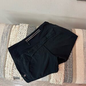 Lululemon Athletica Black Running Workout Shorts